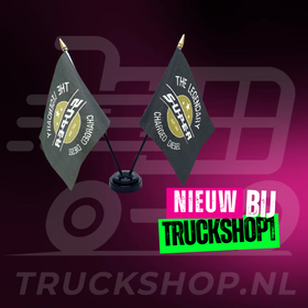 Tafelvlaggen set Legendary Diesel – Cabine Decoratie met Gouden Details