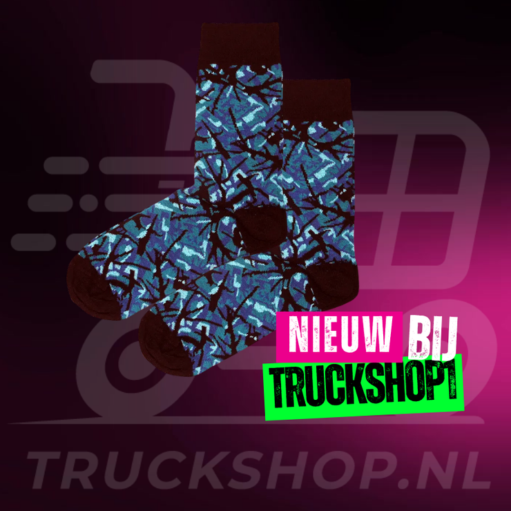 Danish Pluche Sokken Blauw – Maat 43 t/m 46 | Warm, Zacht & Comfortabel