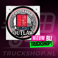 Lichtbakje de Luxe Container Red | 5V USB & USB-C Cabineverlichting 17x17 cm