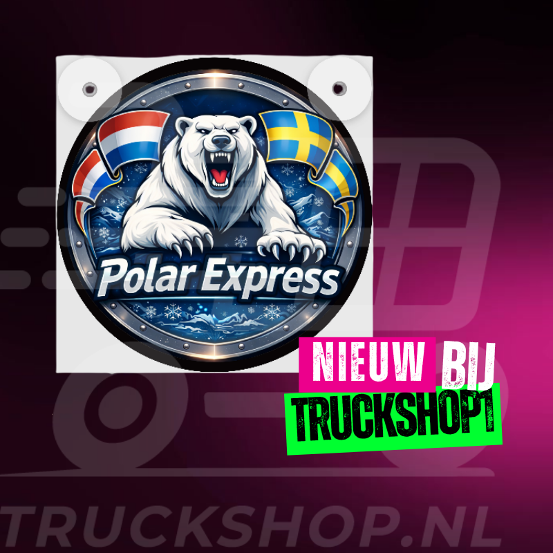 Lichtbakje de Luxe  Polar Expresse Bear  – 5V USB & USB-C Cabineverlichting 17x17 cm