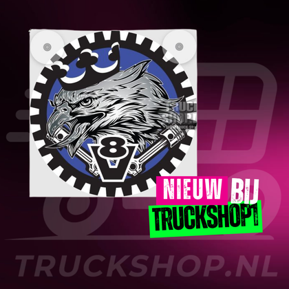 Lichtbakje de Luxe Eagle King of the Road Blue – 5V USB & USB-C Cabineverlichting 17x17 cm