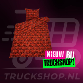 Dekbedovertrek 1 Persoon Deense Pluche Rood (Incl. Kussensloop)