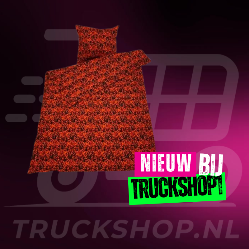 Bettwäsche 1 Person Dänischer Plüsch Rot (inkl. Kissenbezug)