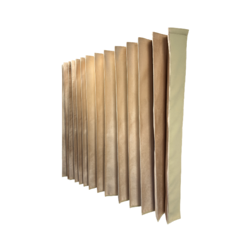 Vrachtwagen Zijgordijnenset Beige – Voorgevouwen & Dubbel Gevoerd