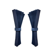 Vrachtwagen Zijgordijnenset Navy Blauw – Voorgevouwen & Dubbel Gevoerd
