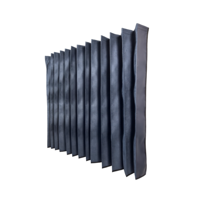 Vrachtwagen Zijgordijnenset Navy Blauw – Voorgevouwen & Dubbel Gevoerd