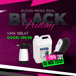 Alcoa ALclean velgenreiniger set – 5L met IK Multi Pro 1.5 sprayer en ALbrush2 Dura-Bright borstel (VIP DEAL, Black Week -25%)