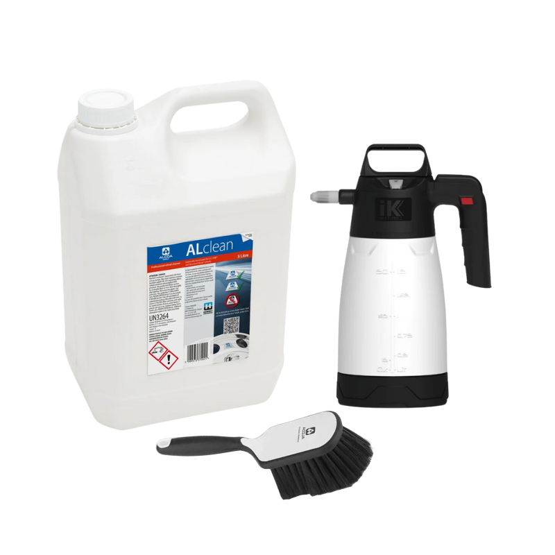 Alcoa ALclean velgenreiniger set – 5L met IK Multi Pro 1.5 sprayer en ALbrush2 Dura-Bright borstel 