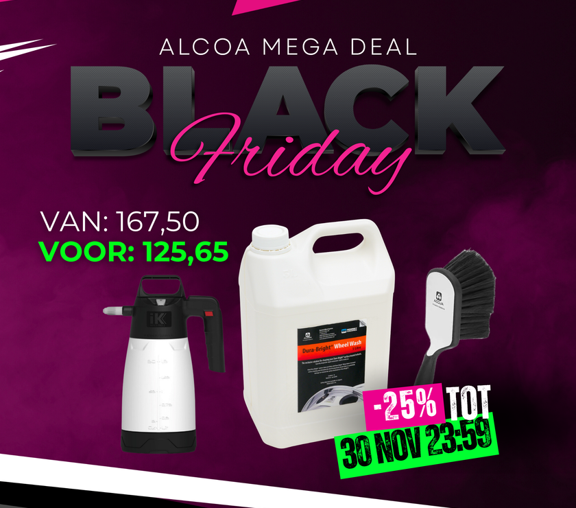 Alcoa Dura-Bright Wheel Wash set – 5L met IK Multi Pro 1.5 sprayer en ALbrush2 borstel (VIP DEAL, Black Week -25%)