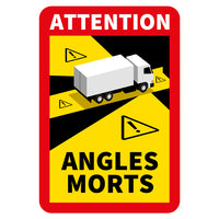 Blind Spot – Attention Angles Morts LKW-Aufkleber