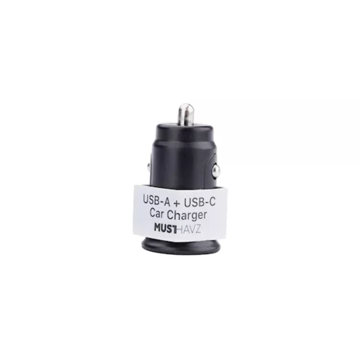 Go 2 Port Car Charger USB-A + USB-C 30W