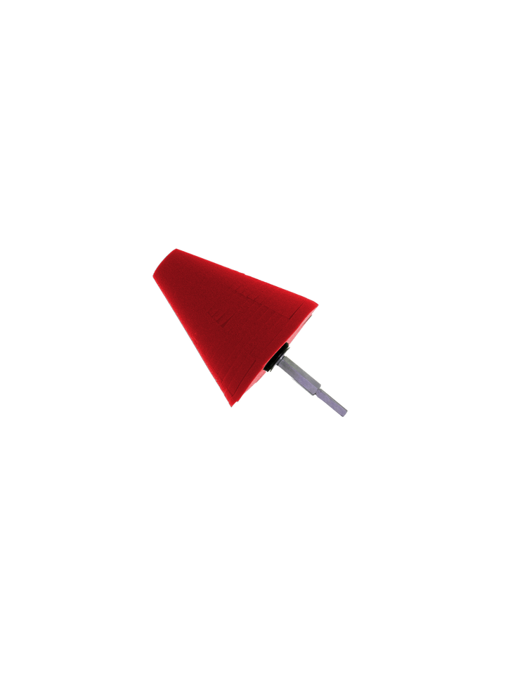 Polishing cone red, ultra soft 100mm