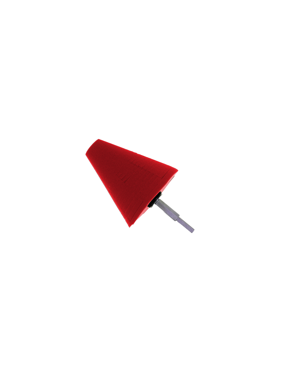 Polijstcone rood, ultra zacht100mm