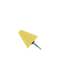 Polishing cone Yellow Medium-Heavy Cutting 100mm