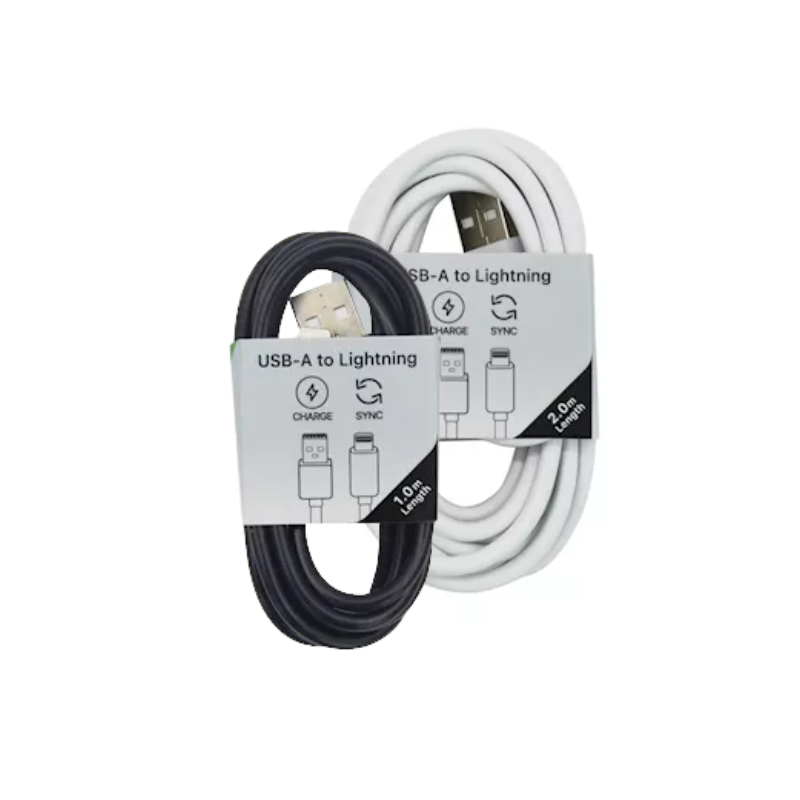 to Go USB-A to Lightning Cable – iPhone laadkabel 1.0m en 2.0m, perfect voor onderweg