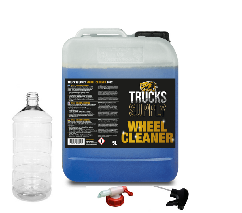 Truckssupply Wheel Cleaner 5L – pH-neutraal en zuurvrij, veilig voor Alcoa LvL ONE & Dura-Bright velgen