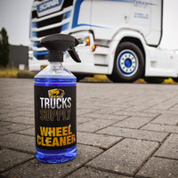 Truckssupply Wheel Cleaner – velgenreiniger set voor vrachtwagens, inclusief washandschoen en GL Elemental 380GSM 4-pack